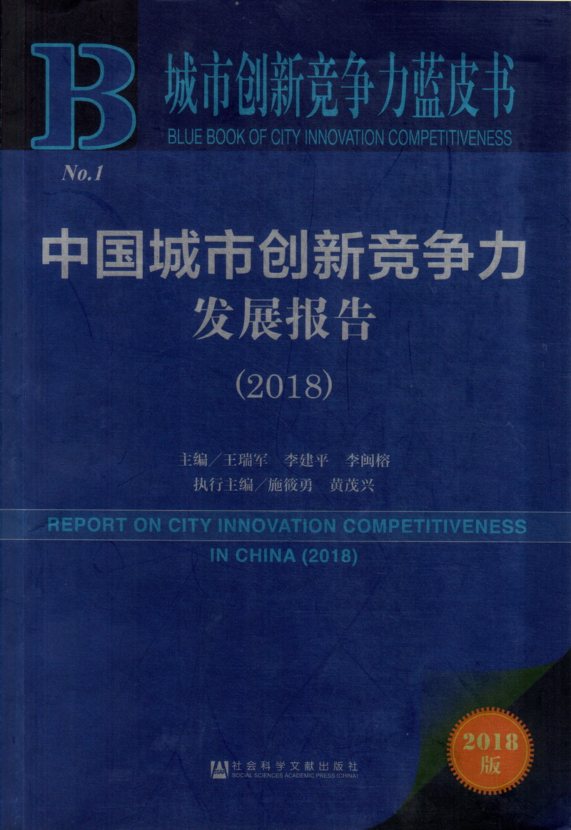 被大鸡吧c视频中国城市创新竞争力发展报告（2018）